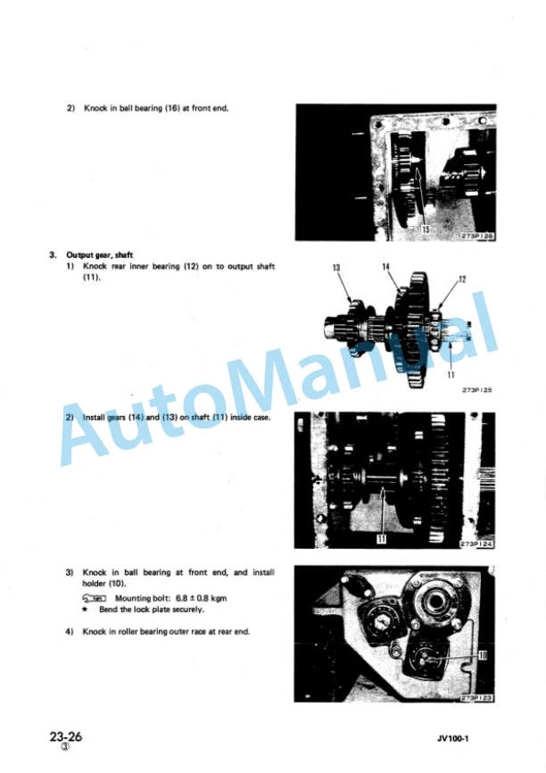 Komatsu JV100A-1, JV100WA-1, JV100WP-1 Shop Manual SEBM02650103K 3 Komatsu JV100A-1, JV100WA-1, JV100WP-1 Shop Manual SEBM02650103K - Image 3