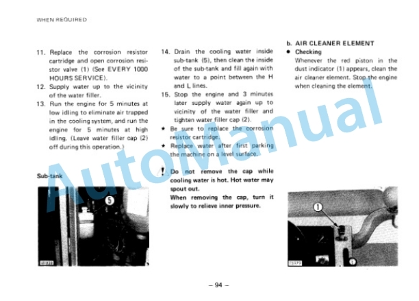 Komatsu JV100A, JV100WA-1, JV1000WP-1 Vibratory Roller Operation and Maintenance Manual SEBM02650103 5 Komatsu JV100A, JV100WA-1, JV1000WP-1 Vibratory Roller Operation and Maintenance Manual SEBM02650103 - Image 5