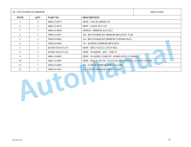 Komatsu K170 PipeLayer Parts Manual 5000-08PB-0001A 3 Komatsu K170 PipeLayer Parts Manual 5000-08PB-0001A-3