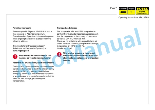 Komatsu KFA, KFAS Pump Unit Operation and Maintenance Manual 2 Komatsu KFA, KFAS Pump Unit Operation and Maintenance Manual - Image 2