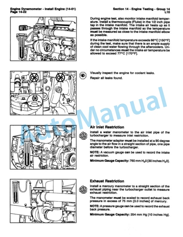 Komatsu L10 Series Engine Shop Manual 3810476-01 5 Komatsu L10 Series Engine Shop Manual 3810476-01 - Image 5