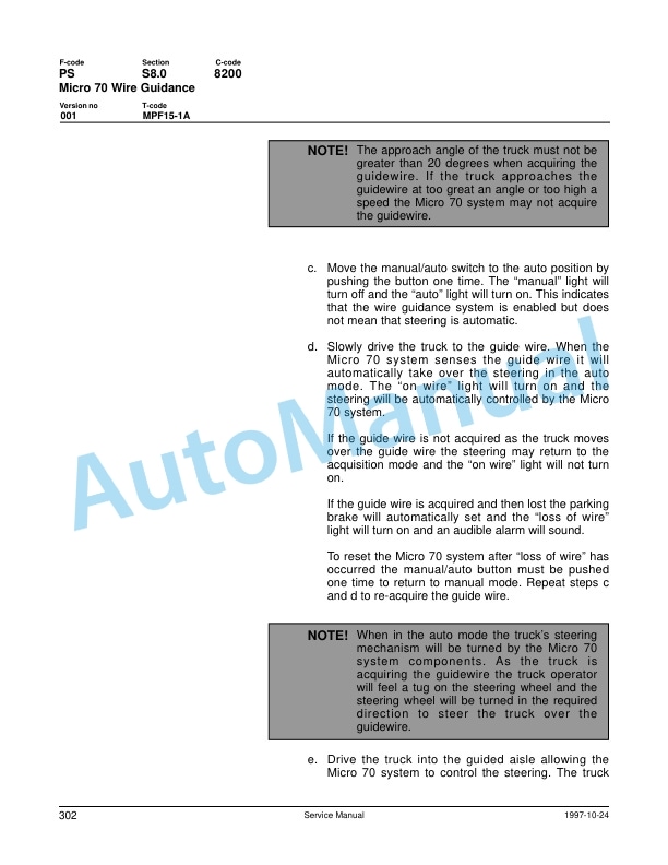 Komatsu MPF15-1A Forklift Truck Service Manual 4 Komatsu MPF15-1A Forklift Truck Service Manual - Image 4