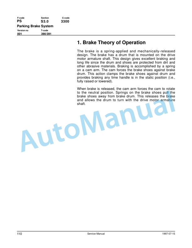 Alternative view of Komatsu MWL22-1A Forklift Truck Service Manual