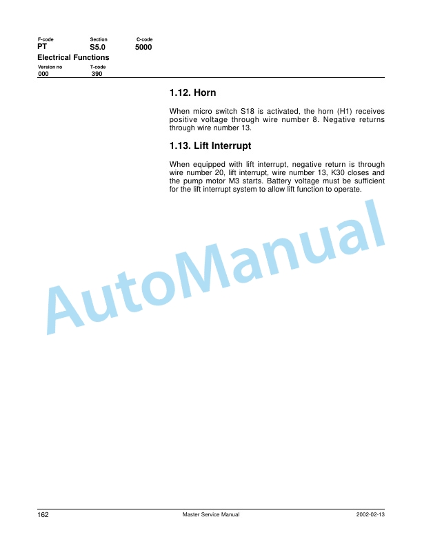 Alternative view of Komatsu MWL22-2A Forklift Truck Service Manual