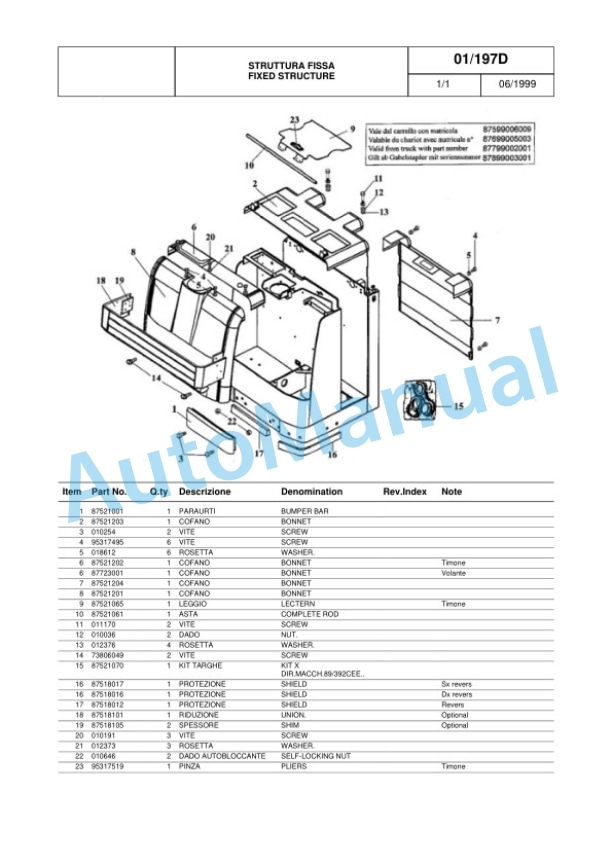 Komatsu MWQ20-1R, MWQ20S-1R Parts Manual 60422354 Rev.001 3 Komatsu MWQ20-1R, MWQ20S-1R Parts Manual 60422354 Rev.001-3