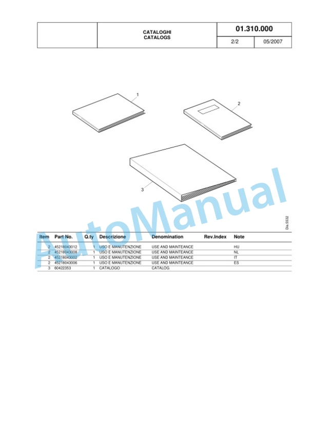 Komatsu MWS10-1R, MWS12-1R Parts Manual 60422353 Rev.004 3 Komatsu MWS10-1R, MWS12-1R Parts Manual 60422353 Rev.004-3