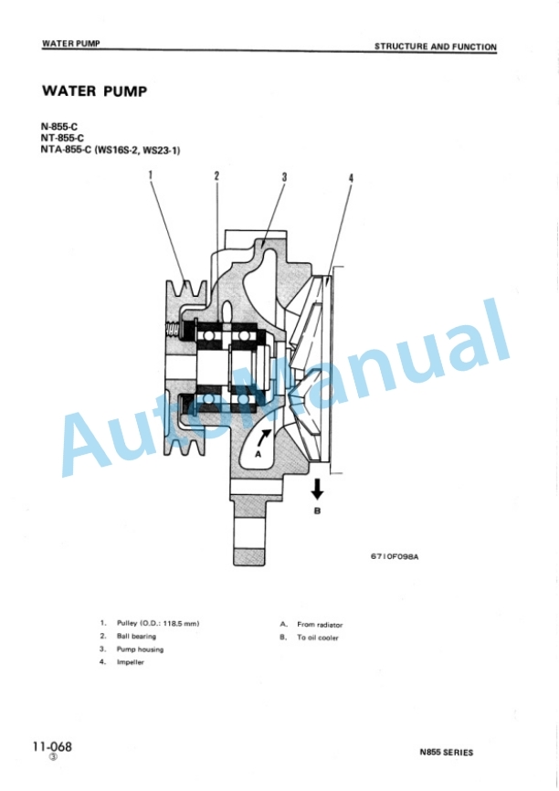 Komatsu N-855 Series Diesel Engine Shop Manual SEBE6710A03 3 Komatsu N-855 Series Diesel Engine Shop Manual SEBE6710A03 - Image 3