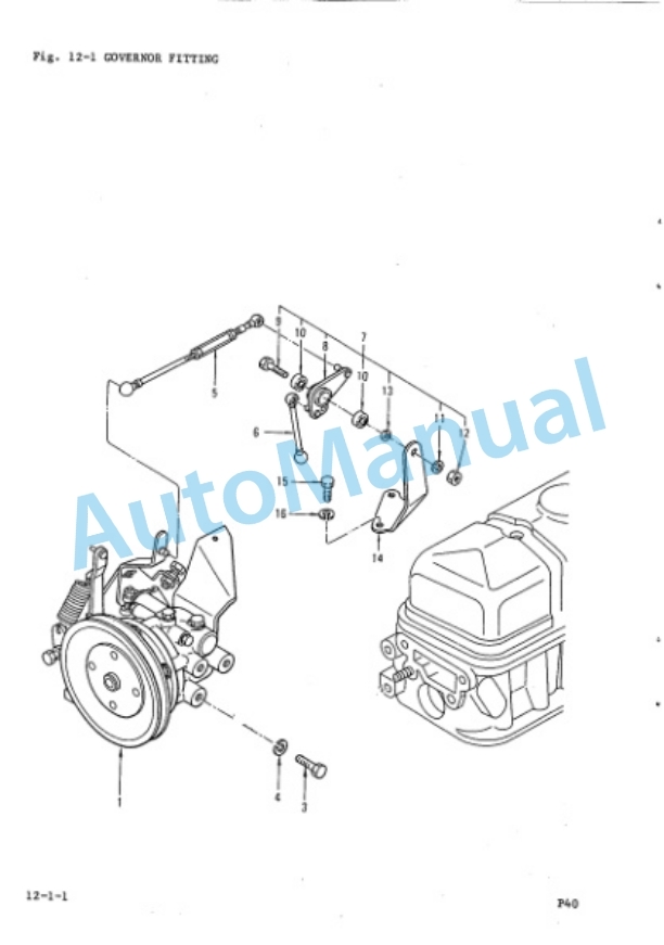 Komatsu P40 Gasoline Engine Parts Manual P40-PNE2 4 Komatsu P40 Gasoline Engine Parts Manual P40-PNE2-4