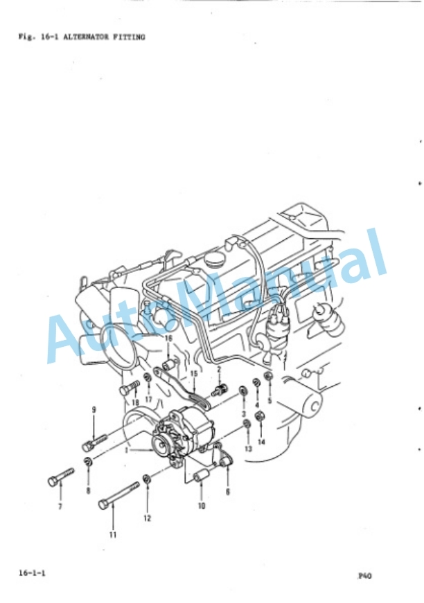 Komatsu P40 Gasoline Engine Parts Manual P40-PNE2 5 Komatsu P40 Gasoline Engine Parts Manual P40-PNE2-5