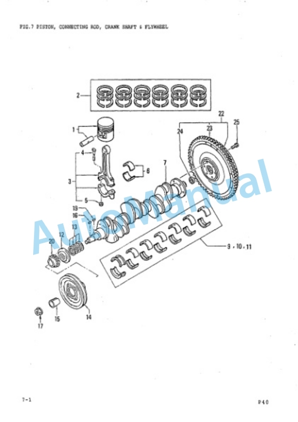 Komatsu P40 Gasoline Engine Parts Manual PGCP400-03 2 Komatsu P40 Gasoline Engine Parts Manual PGCP400-03-2