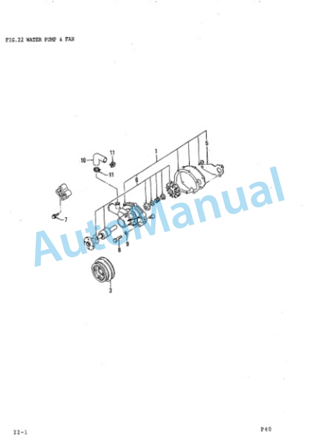 Komatsu P40 Gasoline Engine Parts Manual PGCP400-03 4 Komatsu P40 Gasoline Engine Parts Manual PGCP400-03-4