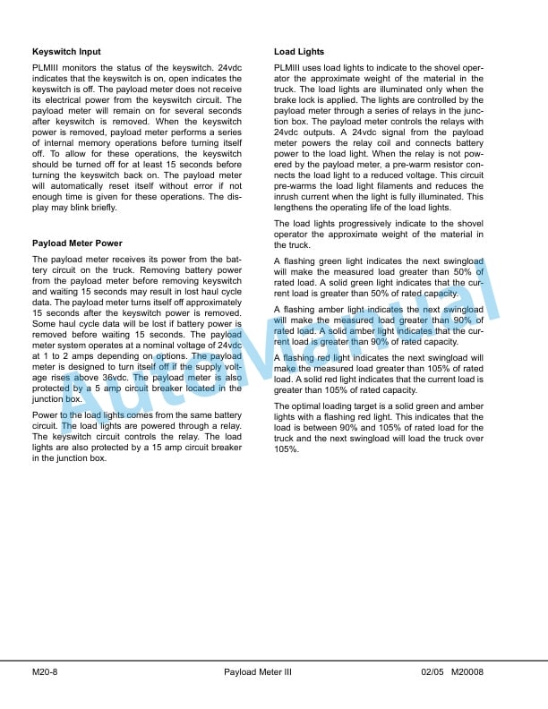 Komatsu Payload Meter III Operation and Maintenance Manual CEAM006803 2 Komatsu Payload Meter III Operation and Maintenance Manual CEAM006803 - Image 2