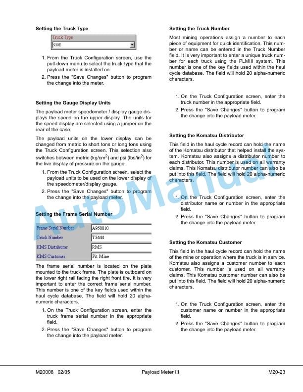 Komatsu Payload Meter III Operation and Maintenance Manual CEAM006803 3 Komatsu Payload Meter III Operation and Maintenance Manual CEAM006803 - Image 3