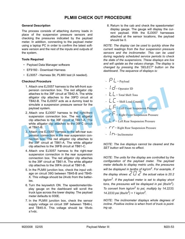 Komatsu Payload Meter III Operation and Maintenance Manual CEAM006803 5 Komatsu Payload Meter III Operation and Maintenance Manual CEAM006803 - Image 5