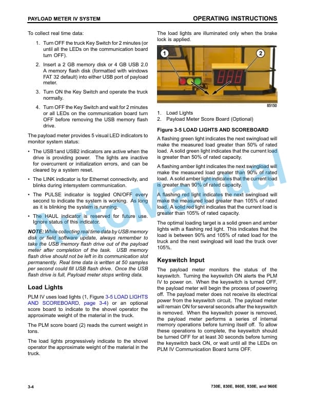 Komatsu Payload Meter IV Operation and Maintenance Manual CEAM032300 3 Komatsu Payload Meter IV Operation and Maintenance Manual CEAM032300 - Image 3