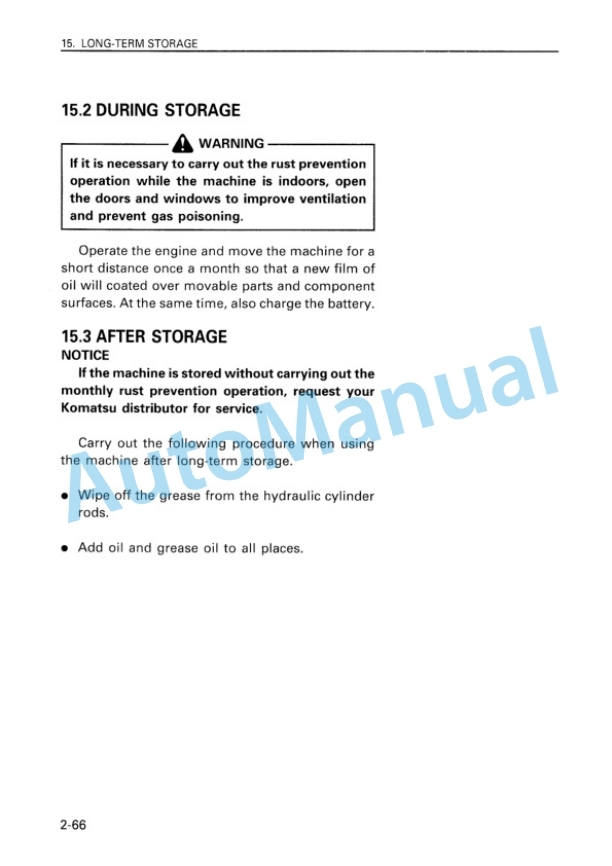 Komatsu PC02-1A Hydraulic Excavator Operation and Maintenance Manual SEAM005700 4 Komatsu PC02-1A Hydraulic Excavator Operation and Maintenance Manual SEAM005700 - Image 4