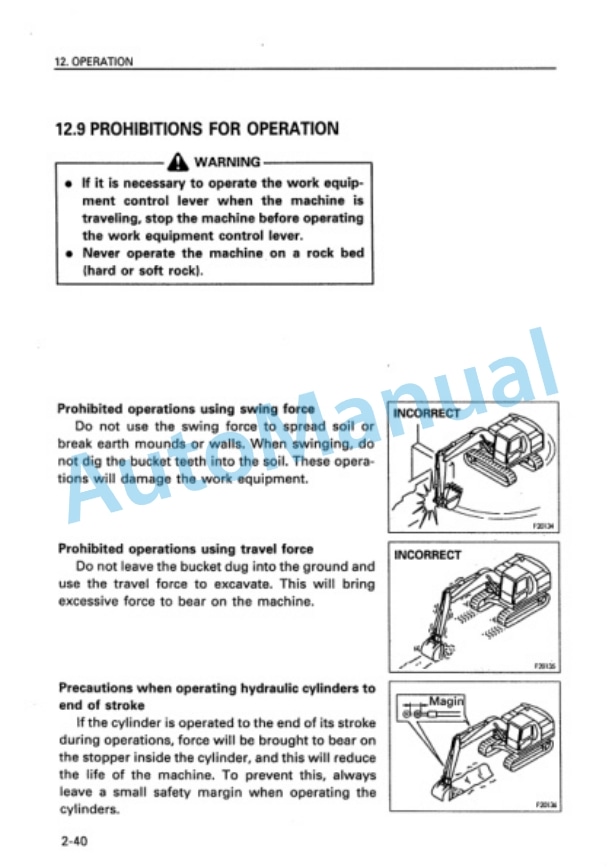 Komatsu PC03-2 Hydraulic Excavator Operation and Maintenance Manual SEAM004900 3 Komatsu PC03-2 Hydraulic Excavator Operation and Maintenance Manual SEAM004900 - Image 3