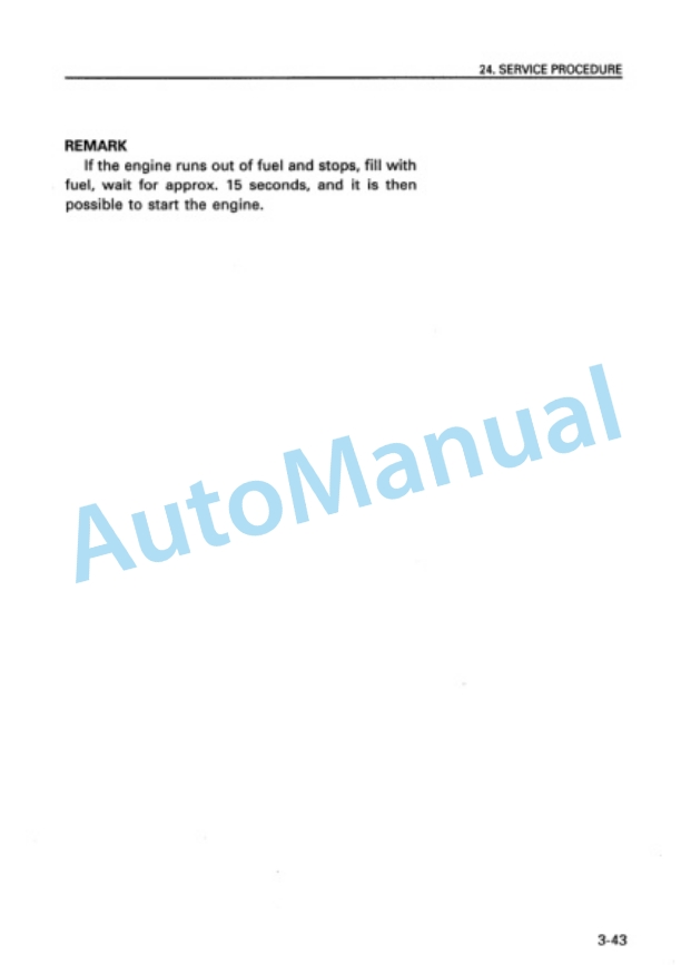Komatsu PC03-2 Hydraulic Excavator Operation and Maintenance Manual SEAM004900 5 Komatsu PC03-2 Hydraulic Excavator Operation and Maintenance Manual SEAM004900 - Image 5