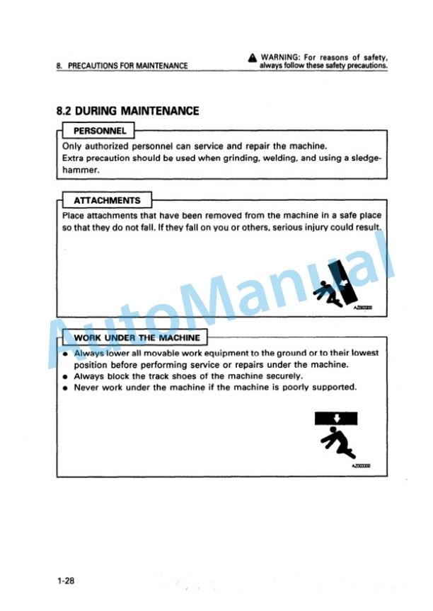 Komatsu PC03-2 Hydraulic Excavator Operation and Maintenance Manual SEAM040600 2 Komatsu PC03-2 Hydraulic Excavator Operation and Maintenance Manual SEAM040600 - Image 2