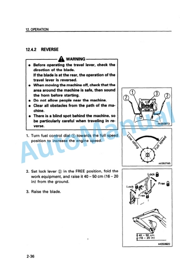 Komatsu PC03-2 Hydraulic Excavator Operation and Maintenance Manual SEAM040600 3 Komatsu PC03-2 Hydraulic Excavator Operation and Maintenance Manual SEAM040600 - Image 3