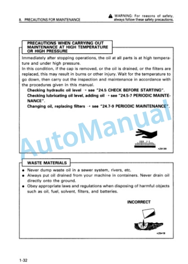 Komatsu PC03-2 Hydraulic Excavator Operation and Maintenance Manual SEAM040601 2 Komatsu PC03-2 Hydraulic Excavator Operation and Maintenance Manual SEAM040601 - Image 2