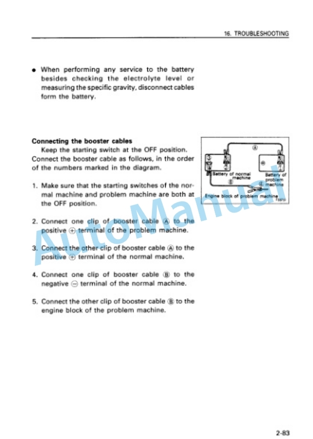 Komatsu PC03-2 Hydraulic Excavator Operation and Maintenance Manual SEAM040601 4 Komatsu PC03-2 Hydraulic Excavator Operation and Maintenance Manual SEAM040601 - Image 4