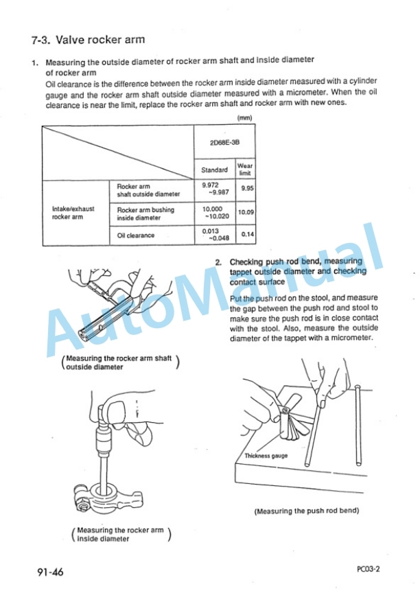 Komatsu PC03-2 Hydraulic Excavator Shop Manual SEBM025000 5 Komatsu PC03-2 Hydraulic Excavator Shop Manual SEBM025000 - Image 5