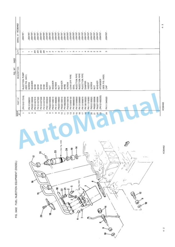 Komatsu PC05-6F Hydraulic Excavator Parts Manual EEPB000800 2 Komatsu PC05-6F Hydraulic Excavator Parts Manual EEPB000800-2