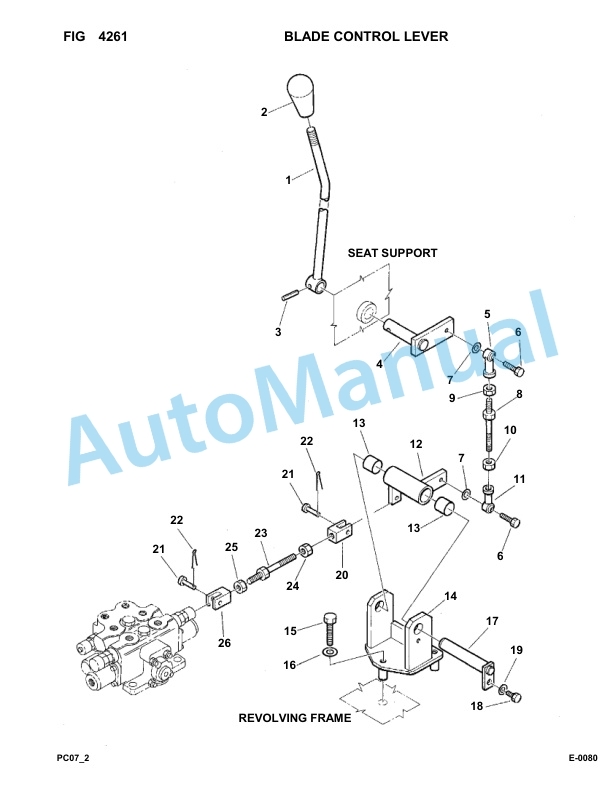Komatsu PC07-2 Hydraulic Excavator Parts Manual F10001-UP 3 Komatsu PC07-2 Hydraulic Excavator Parts Manual F10001-UP-3