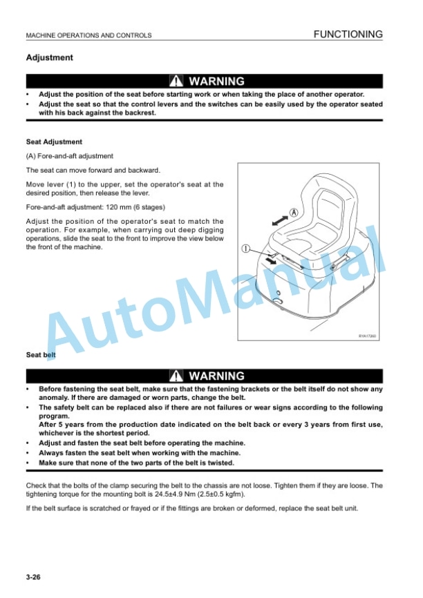 Komatsu PC09-1 Hydraulic Excavator Operation and Maintenance Manual EENAM03402 3 Komatsu PC09-1 Hydraulic Excavator Operation and Maintenance Manual EENAM03402 - Image 3