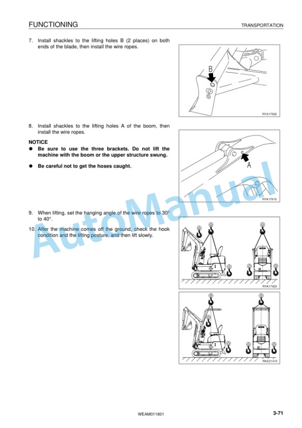 Komatsu PC09-1 Hydraulic Excavator Operation and Maintenance Manual WEAM011801 4 Komatsu PC09-1 Hydraulic Excavator Operation and Maintenance Manual WEAM011801 - Image 4