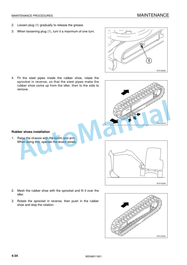 Komatsu PC09-1 Hydraulic Excavator Operation and Maintenance Manual WEAM011801 5 Komatsu PC09-1 Hydraulic Excavator Operation and Maintenance Manual WEAM011801 - Image 5