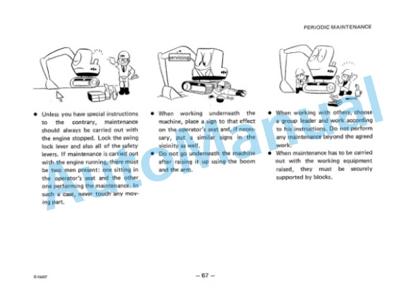 Komatsu PC10-3 Hydraulic Excavator Operation and Maintenance Manual SEAM20NC00 4 Komatsu PC10-3 Hydraulic Excavator Operation and Maintenance Manual SEAM20NC00 - Image 4