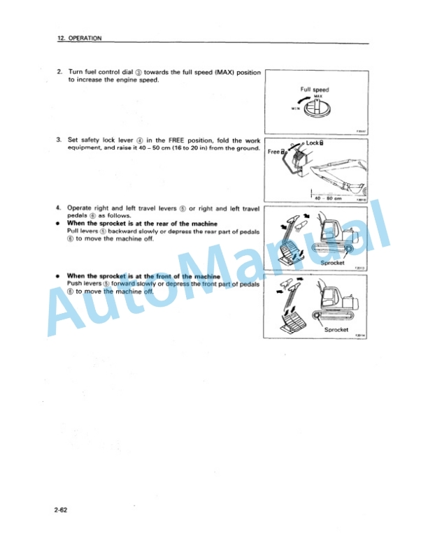Komatsu PC100-6 Hydraulic Excavator Operation and Maintenance Manual MEAM2P1200 3 Komatsu PC100-6 Hydraulic Excavator Operation and Maintenance Manual MEAM2P1200 - Image 3