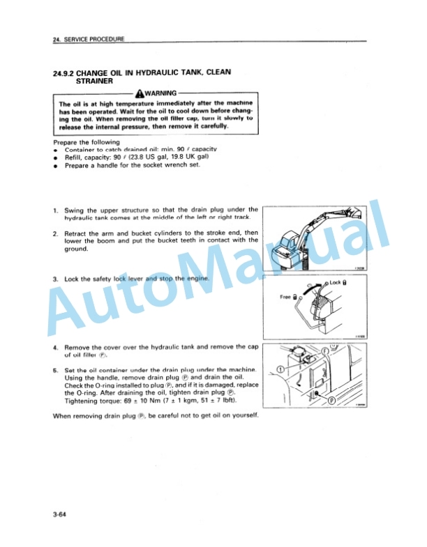 Komatsu PC100-6 Hydraulic Excavator Operation and Maintenance Manual MEAM2P1200 5 Komatsu PC100-6 Hydraulic Excavator Operation and Maintenance Manual MEAM2P1200 - Image 5
