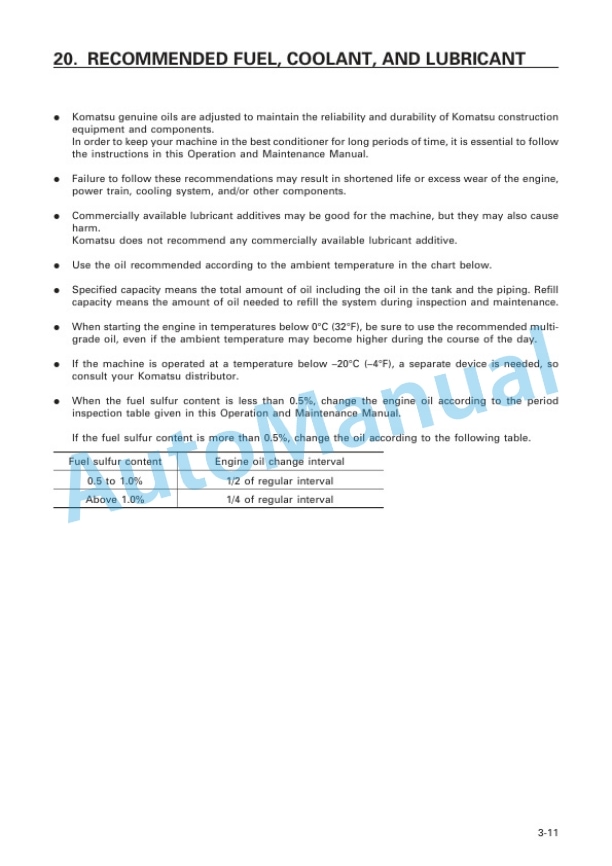 Komatsu PC100-6, PC100L-6, PC120-6, PC130-6 Mighty Hydraulic Excavator Operation and Maintenance Manual SEAM023601P 4 Komatsu PC100-6, PC100L-6, PC120-6, PC130-6 Mighty Hydraulic Excavator Operation and Maintenance Manual SEAM023601P - Image 4