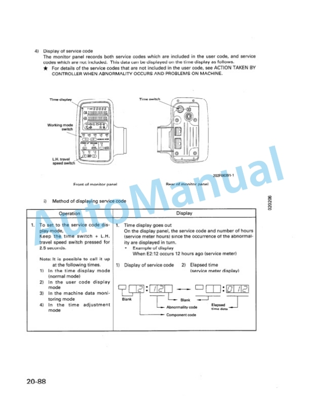 Komatsu PC100-6, PC120-6 Hydraulic Excavator Shop Manual SEBM003307 3 Komatsu PC100-6, PC120-6 Hydraulic Excavator Shop Manual SEBM003307 - Image 3