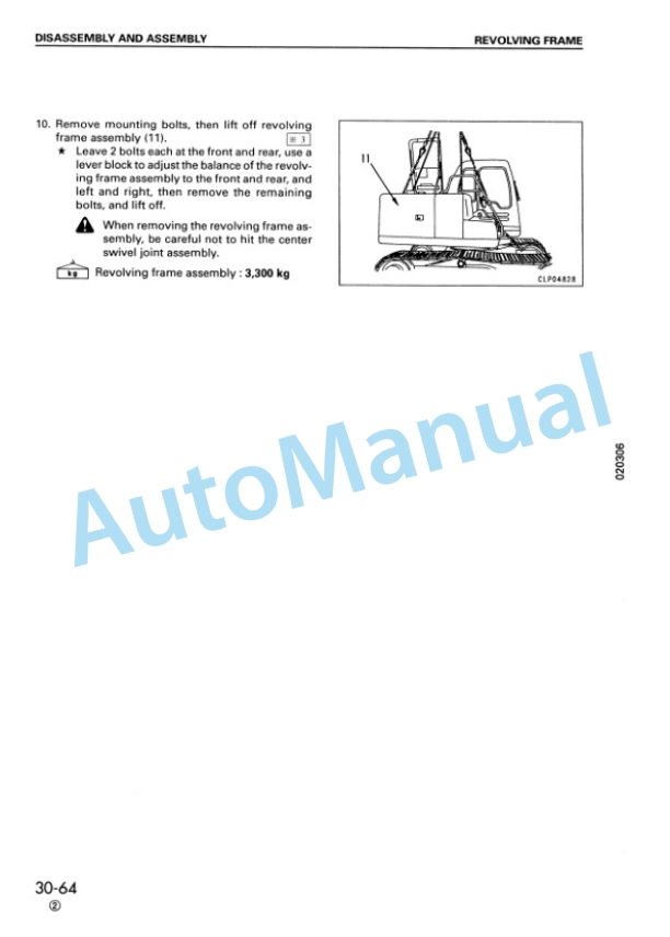 Komatsu PC100-6, PC120-6, PC120LC-6, PC130-6 Hydraulic Excavator Shop Manual SEBM010611 5 Komatsu PC100-6, PC120-6, PC120LC-6, PC130-6 Hydraulic Excavator Shop Manual SEBM010611 - Image 5