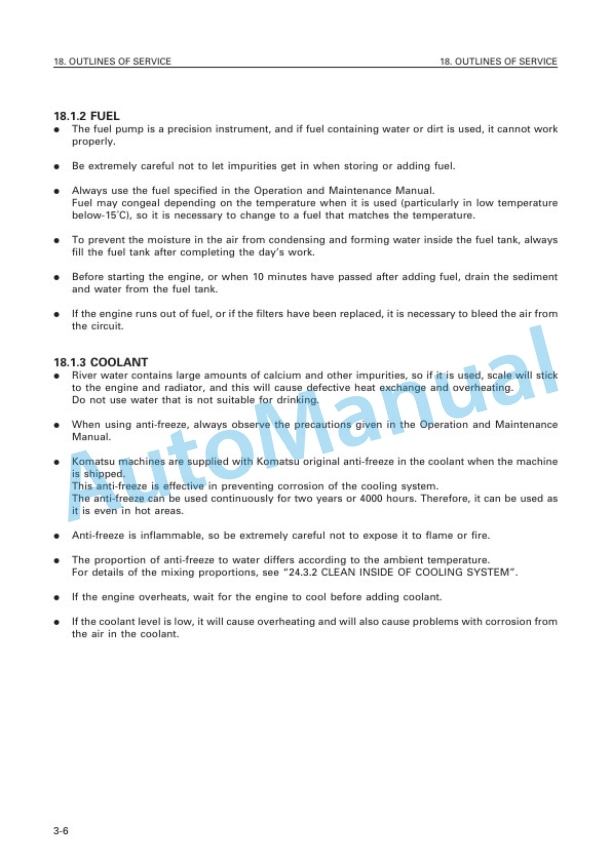 Komatsu PC1100-6, PC1100LC-6, PC1100SP-6 Advance Hydraulic Excavator Operation and Maintenance Manual SEAM018300 4 Komatsu PC1100-6, PC1100LC-6, PC1100SP-6 Advance Hydraulic Excavator Operation and Maintenance Manual SEAM018300 - Image 4