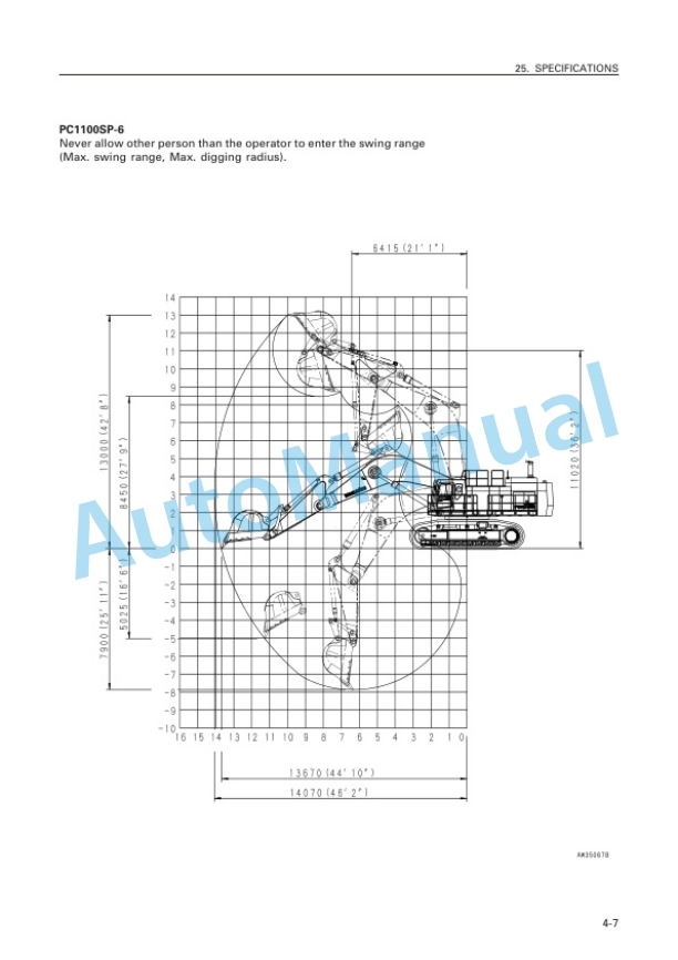 Komatsu PC1100-6, PC1100LC-6, PC1100SP-6 Advance Hydraulic Excavator Operation and Maintenance Manual SEAM018304T 5 Komatsu PC1100-6, PC1100LC-6, PC1100SP-6 Advance Hydraulic Excavator Operation and Maintenance Manual SEAM018304T - Image 5