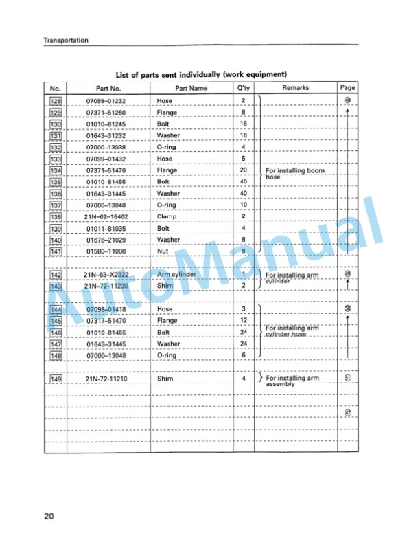 Komatsu PC1100-6, PC1100SP-6, PC1100LC-6 Hydraulic Excavator Field Assembly Manual SEAW001100 2 Komatsu PC1100-6, PC1100SP-6, PC1100LC-6 Hydraulic Excavator Field Assembly Manual SEAW001100 - Image 2