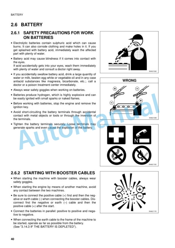 Komatsu PC110R-1 Hydraulic Excavator Operation and Maintenance Manual WEAM000402 2 Komatsu PC110R-1 Hydraulic Excavator Operation and Maintenance Manual WEAM000402 - Image 2