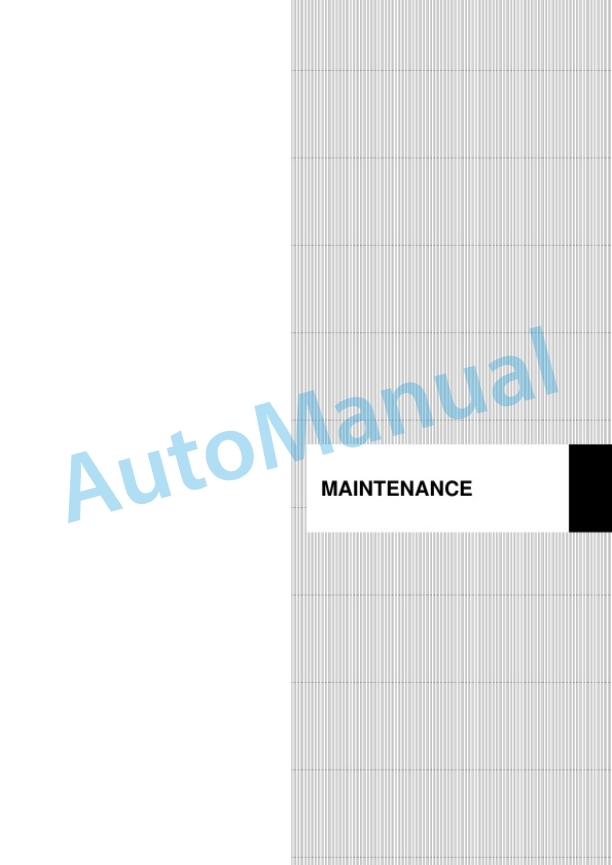 Komatsu PC110R-1 Hydraulic Excavator Operation and Maintenance Manual WEAM000402 4 Komatsu PC110R-1 Hydraulic Excavator Operation and Maintenance Manual WEAM000402 - Image 4