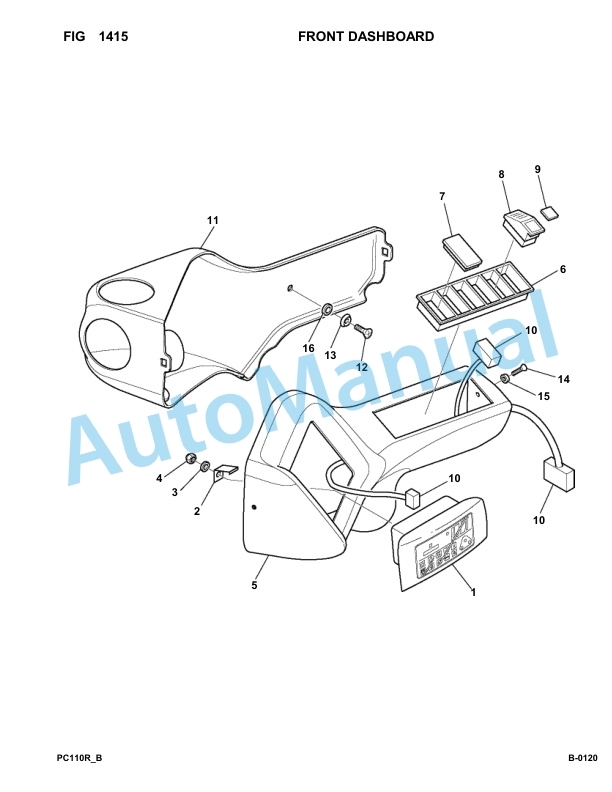 Komatsu PC110R-1 Hydraulic Excavator Parts Manual 2265010001-Up 2 Komatsu PC110R-1 Hydraulic Excavator Parts Manual 2265010001-Up-2