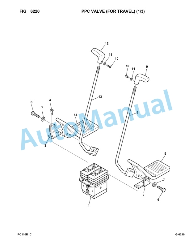 Komatsu PC110R-1 Hydraulic Excavator Parts Manual 2265010170-Up 4 Komatsu PC110R-1 Hydraulic Excavator Parts Manual 2265010170-Up-4