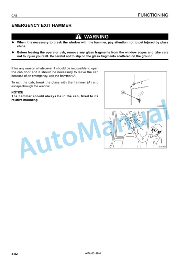 Komatsu PC118MR-8 Hydraulic Excavator Operation and Maintenance Manual WEAM014801 3 Komatsu PC118MR-8 Hydraulic Excavator Operation and Maintenance Manual WEAM014801 - Image 3