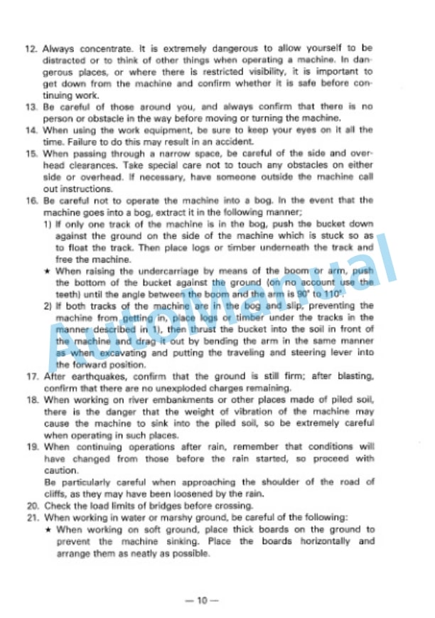 Komatsu PC120-5 Custom Hydraulic Excavator Operation and Maintenance Manual SEAM000500 5 Komatsu PC120-5 Custom Hydraulic Excavator Operation and Maintenance Manual SEAM000500 - Image 5