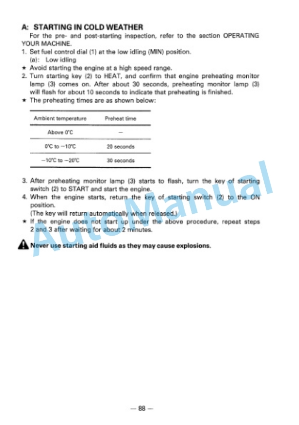 Komatsu PC120-5 Mighty Hydraulic Excavator Operation and Maintenance Manual SEAMX202M500 3 Komatsu PC120-5 Mighty Hydraulic Excavator Operation and Maintenance Manual SEAMX202M500 - Image 3
