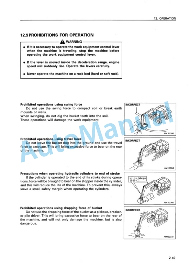 Komatsu PC120-6 Custom Hydraulic Excavator Operation and Maintenance Manual SEAM005001 3 Komatsu PC120-6 Custom Hydraulic Excavator Operation and Maintenance Manual SEAM005001 - Image 3