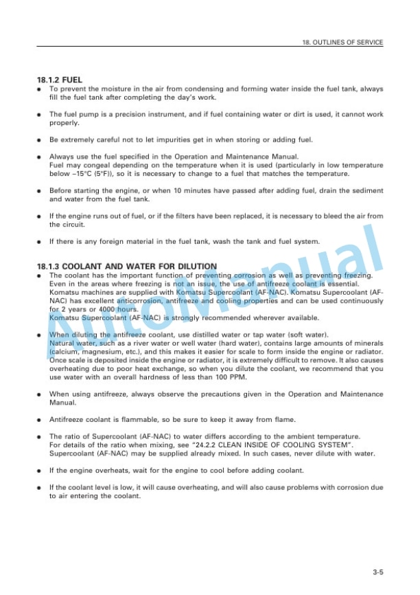 Komatsu PC120-6, PC120LC-6 Hydraulic Excavator Operation and Maintenance Manual SEAM063601T 4 Komatsu PC120-6, PC120LC-6 Hydraulic Excavator Operation and Maintenance Manual SEAM063601T - Image 4